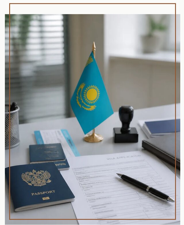 Оформление визы в Казахстан для поездки и работы в Наро-Фоминске
